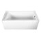 Aqua Eden Alcove Bathtubs, 60 L, 30.69 W, White, Acrylic VTDE603121R - alternate 3